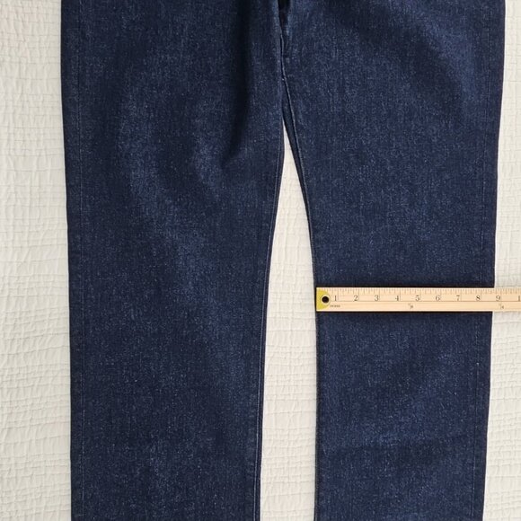 Madewell '90s Straight Jeans Men's 31x31 Dark NEW Straight Leg Relaxed Stretch - Picture 8 of 16